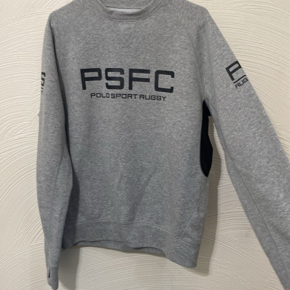 Ralph Lauren Polo Sport rugby women’s gray and black sweater size small:) - Picture 3 of 9